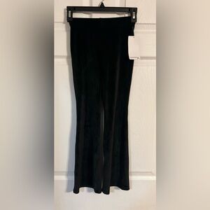 Eyeshadow Girls Size Small 7/8 NWT Solid Black Flare Pants Velour